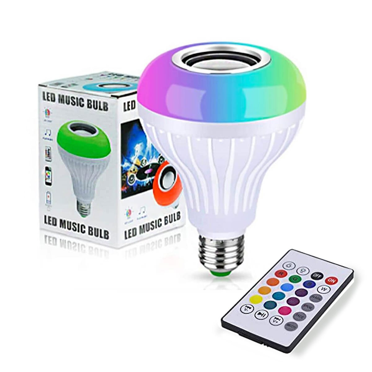 BOMBILLO LED PARLANTE BLUETOOTH  CONTROL